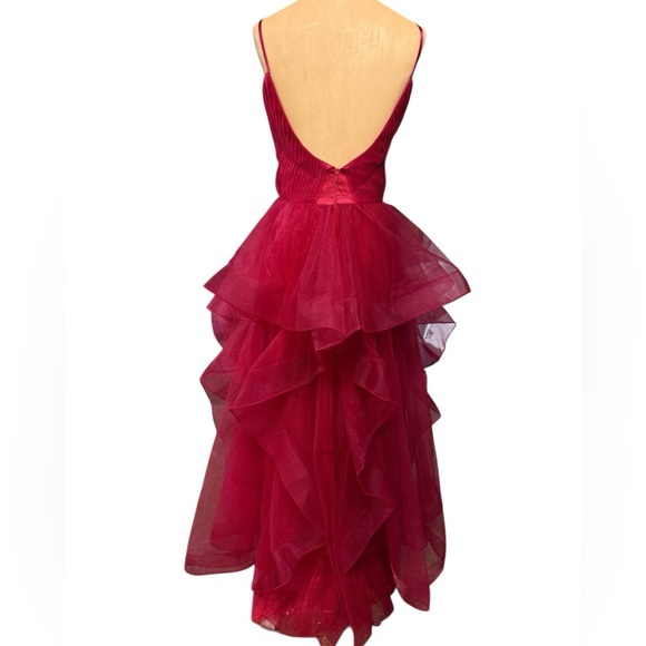 Colors Tiered Ruffle Prom Dress - Picture 5 of 13